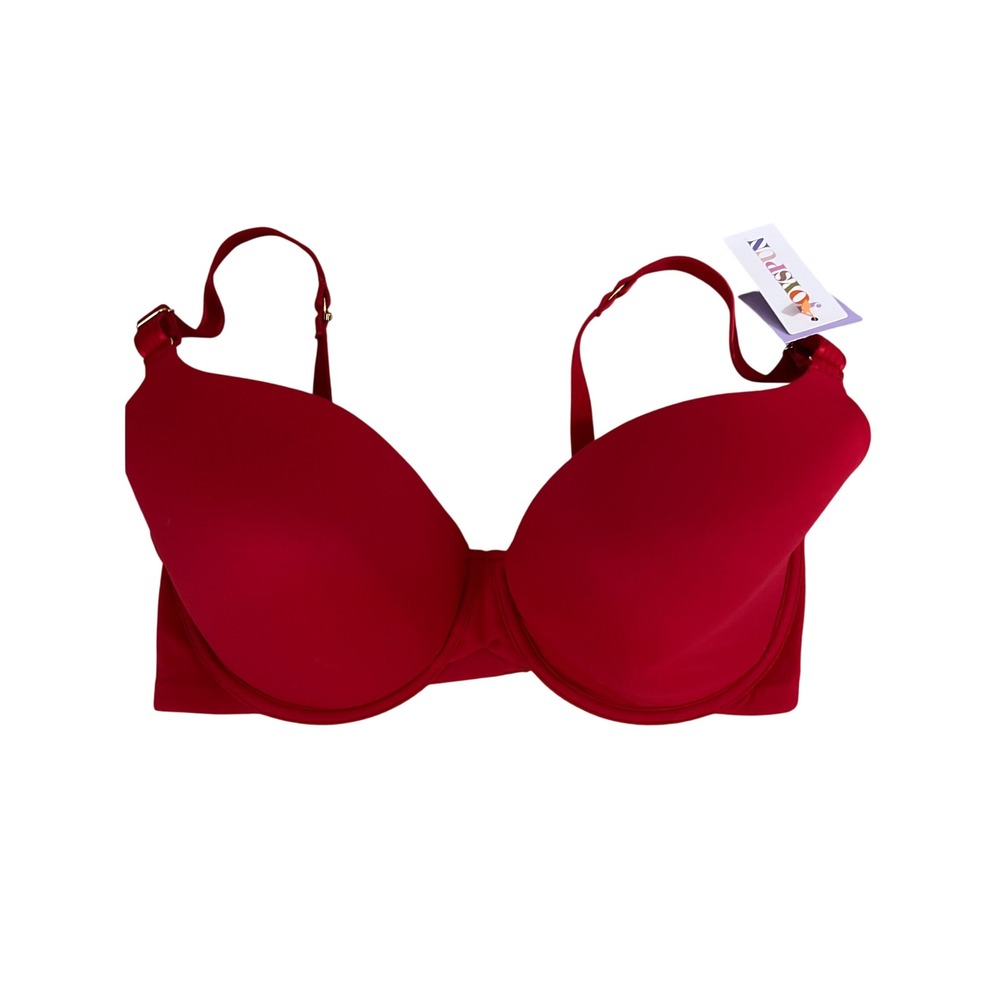 Joyspun Smoothing Tshirt Bra Women 38DDD Red Underwire